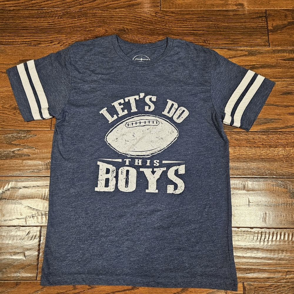 NWOT Jane Marie Women's Let's Do This Boys T-Shirt - Size Small